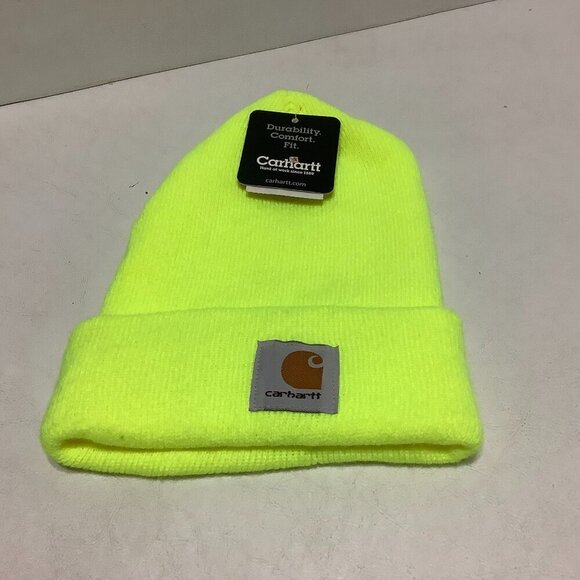 Carhartt Yellow Beanie Hat w/Tags - Picture 1 of 4